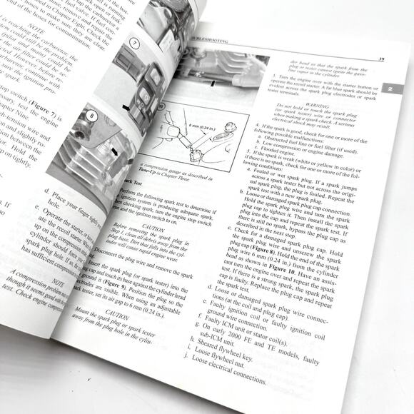 Clymer Service Manual M200 Honda Rancher TRX350 2000-2003 ATV Repair Maintenance - Picture 8 of 9